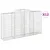Produktbild 2 för Gabioner bågformade 12 st 300x50x160/180 cm galvaniserat järn