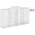 Produktbild 2 för Gabioner bågformade 13 st 300x50x160/180 cm galvaniserat järn