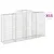 Produktbild 2 för Gabioner bågformade 15 st 300x50x160/180 cm galvaniserat järn