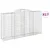 Produktbild 2 för Gabioner bågformade 17 st 300x50x160/180 cm galvaniserat järn