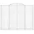 Produktbild 4 för Gabioner bågformade 3 st 300x50x220/240 cm galvaniserat järn