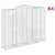Produktbild 2 för Gabioner bågformade 4 st 300x50x220/240 cm galvaniserat järn