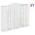 Produktbild 2 för Gabioner bågformade 7 st 300x50x220/240 cm galvaniserat järn