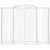 Produktbild 4 för Gabioner bågformade 9 st 300x50x220/240 cm galvaniserat järn