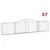 Produktbild 2 för Gabioner bågformade 7 st 400x30x80/100 cm galvaniserat järn