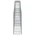 Produktbild 5 för Gabioner bågformade 7 st 400x30x80/100 cm galvaniserat järn