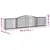Produktbild 6 för Gabioner bågformade 7 st 400x30x80/100 cm galvaniserat järn