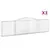 Produktbild 2 för Gabioner bågformade 3 st 400x30x100/120 cm galvaniserat järn