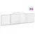 Produktbild 2 för Gabioner bågformade 6 st 400x30x100/120 cm galvaniserat järn