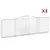 Produktbild 2 för Gabioner bågformade 3 st 400x30x120/140 cm galvaniserat järn