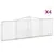 Produktbild 2 för Gabioner bågformade 4 st 400x30x120/140 cm galvaniserat järn