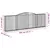 Produktbild 6 för Gabioner bågformade 4 st 400x30x120/140 cm galvaniserat järn