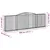 Produktbild 6 för Gabioner bågformade 10 st 400x30x120/140 cm galvaniserat järn