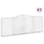 Produktbild 2 för Gabioner bågformade 3 st 400x30x140/160 cm galvaniserat järn