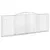 Produktbild 3 för Gabioner bågformade 10 st 400x30x140/160 cm galvaniserat järn