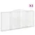 Produktbild 2 för Gabioner bågformade 3 st 400x30x180/200 cm galvaniserat järn