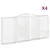 Produktbild 2 för Gabioner bågformade 4 st 400x30x180/200 cm galvaniserat järn