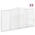 Produktbild 2 för Gabioner bågformade 3 st 400x30x200/220 cm galvaniserat järn