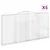 Produktbild 2 för Gabioner bågformade 5 st 400x30x200/220 cm galvaniserat järn