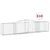 Produktbild 2 för Gabioner bågformade 10 st 400x50x80/100 cm galvaniserat järn