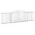 Produktbild 3 för Gabioner bågformade 6 st 400x50x100/120 cm galvaniserat järn