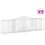 Produktbild 2 för Gabioner bågformade 9 st 400x50x100/120 cm galvaniserat järn