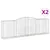 Produktbild 2 för Gabioner bågformade 2 st 400x50x120/140 cm galvaniserat järn