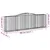 Produktbild 6 för Gabioner bågformade 5 st 400x50x120/140 cm galvaniserat järn