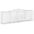 Produktbild 3 för Gabioner bågformade 10 st 400x50x120/140 cm galvaniserat järn