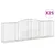 Produktbild 2 för Gabioner bågformade 25 st 400x50x120/140 cm galvaniserat järn