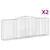 Produktbild 2 för Gabioner bågformade 2 st 400x50x140/160 cm galvaniserat järn