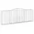 Produktbild 3 för Gabioner bågformade 3 st 400x50x140/160 cm galvaniserat järn