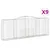 Produktbild 2 för Gabioner bågformade 9 st 400x50x140/160 cm galvaniserat järn