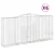 Produktbild 2 för Gabioner bågformade 6 st 400x50x180/200 cm galvaniserat järn
