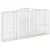 Produktbild 3 för Gabioner bågformade 8 st 400x50x200/220 cm galvaniserat järn