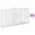 Produktbild 2 för Gabioner bågformade 9 st 400x50x200/220 cm galvaniserat järn