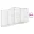 Produktbild 2 för Gabioner bågformade 10 st 400x50x200/220 cm galvaniserat järn