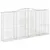 Produktbild 3 för Gabioner bågformade 10 st 400x50x200/220 cm galvaniserat järn