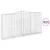 Produktbild 2 för Gabioner bågformade 15 st 400x50x200/220 cm galvaniserat järn