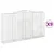 Produktbild 2 för Gabioner bågformade 9 st 400x50x220/240 cm galvaniserat järn