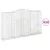 Produktbild 2 för Gabioner bågformade 10 st 400x50x220/240 cm galvaniserat järn