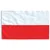 Produktbild 4 för Polens flagga och flaggstång 6,23 m aluminium