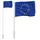 Europas flagga och flaggstång 5,55 m aluminium