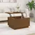 Produktbild 3 för Soffbord honungsbrun 60x50x35 cm massiv furu
