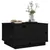 Produktbild 4 för Soffbord svart 60x50x35 cm massivt furu