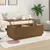 Produktbild 3 för Soffbord honungsbrun 100x50x35 cm massiv furu