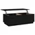 Produktbild 8 för Soffbord svart 100x50x35 cm massiv furu