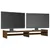 Produktbild 4 för Skärmställ honungsbrun 100x27x15 cm massiv furu