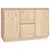 Produktbild 2 för Skänk vit 111x34x75 cm massiv furu