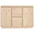 Produktbild 6 för Skänk vit 111x34x75 cm massiv furu
